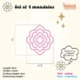 Vykrajovačka na šperky – Set Mandala