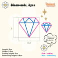 Vykrajovačka na šperky – Diamanty 2ks